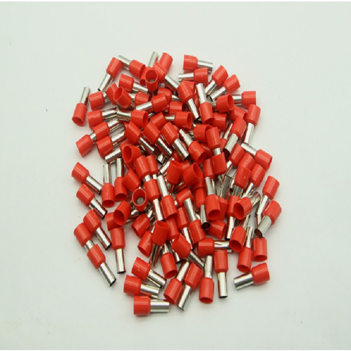 Đầu cos pin rỗng  E0.5-08; E0.75-08;E1.0-08;E1.5-08;E2.5-08;E4.0-09;E6.0-12;E10-12;E16-12 Túi 100