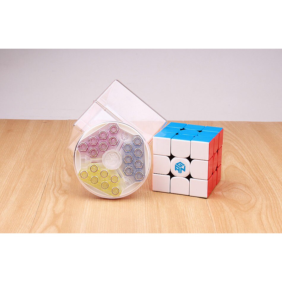Đồ Chơi Rubik Gan 354 M Stickerless Cao Cấp - Rubik Nam Châm Từ Tính ( Rubik Tốc Độ Cao, Trơn Mượt, Bẻ Góc Cực Tốt)