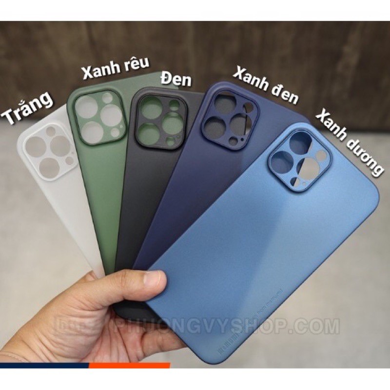 Ốp lưng Memumi siêu mỏng 0,3mm cho iPhone 13 pro Max, 13, 12 Mini, 12, 12 Pro, 12 Pro Max chính hãng chống vân tay