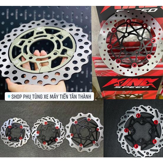 ĐĨA THẮNG DĨA  PHANH KINGSPEED WAVE / FULED / EX135 size 220 -  245 - 260 MM