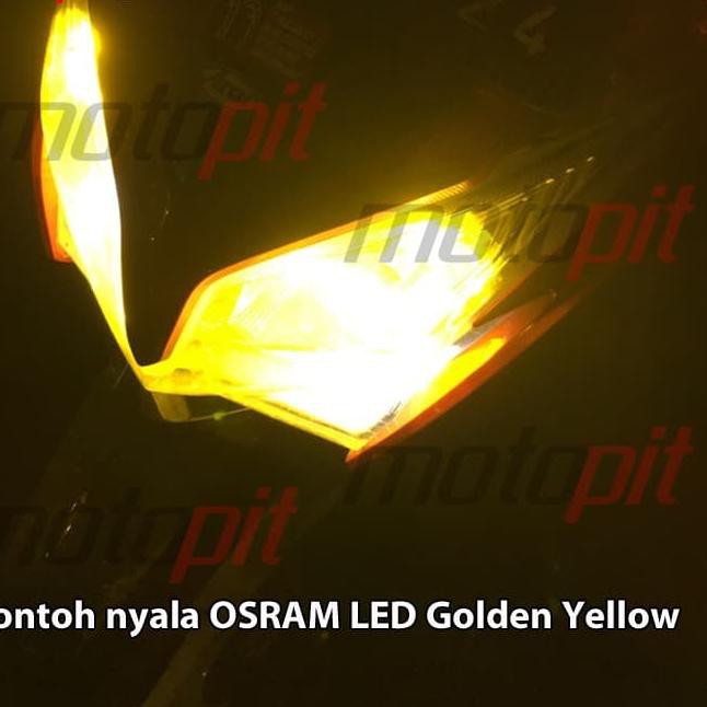 Đèn Pha Led Vàng Osram T19 M5 K1 H6 2700k Cho Xe Mô Tô