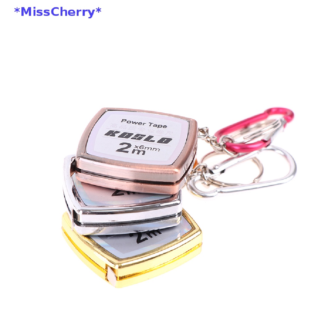 1 Cuộn Thước Dây 2M Có Móc Khóa Tiện Dụng Mới