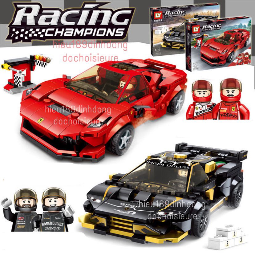Bộ lego xe đua siêu tốc tự lắp ráp_Lego oto