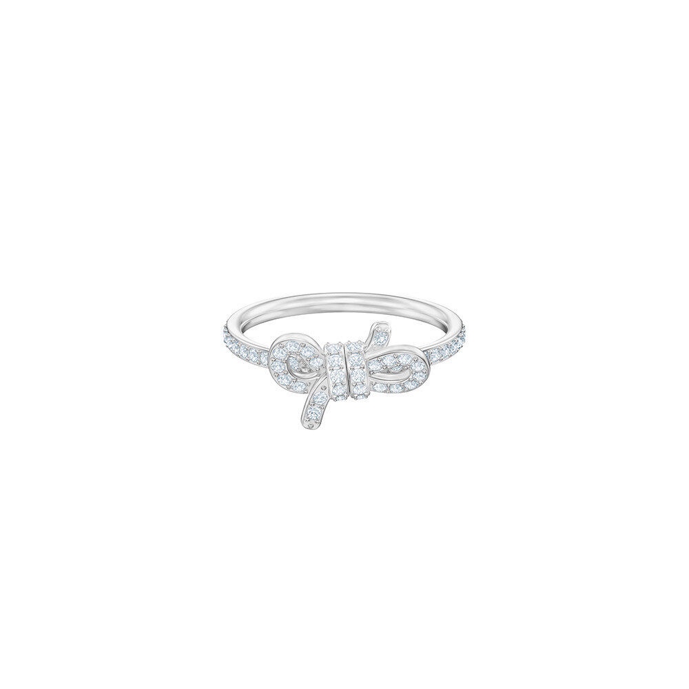 Nhẫn Mạ Bạc Đính Đá Pha Lê SWAROVSKI Thời Trang Cho Nữ