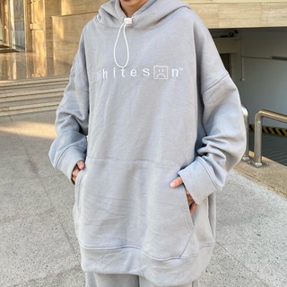 HOODIE "LOGO SS21" SILVER LINING