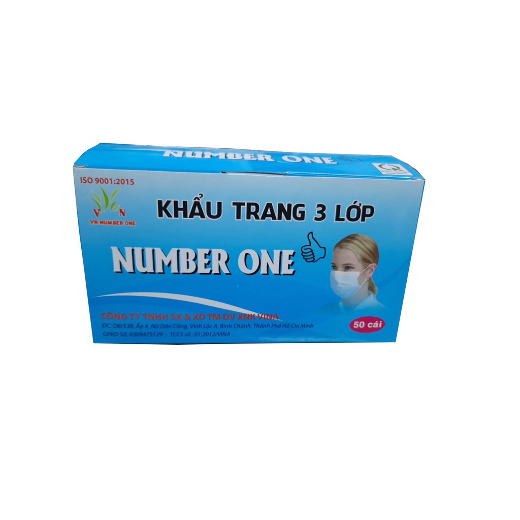 Hộp 50 Cái Khẩu trang y tế 3 lớp Number One hoặc Medi Pro | BigBuy360 - bigbuy360.vn