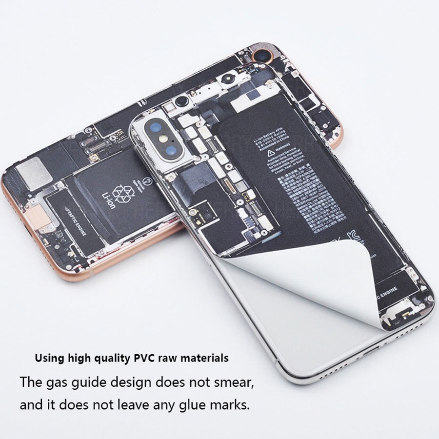 Full Màn Gói sửa chữa mô phỏng cao bọc Màng sau Miếng dán màn hình Skin Dán Lưng Điện Thoại cho Iphone 12 Mini 11 Pro Xr X Xs Max 7 8 6 6s Plus Chống Trầy chống bẩn SD DESIGN