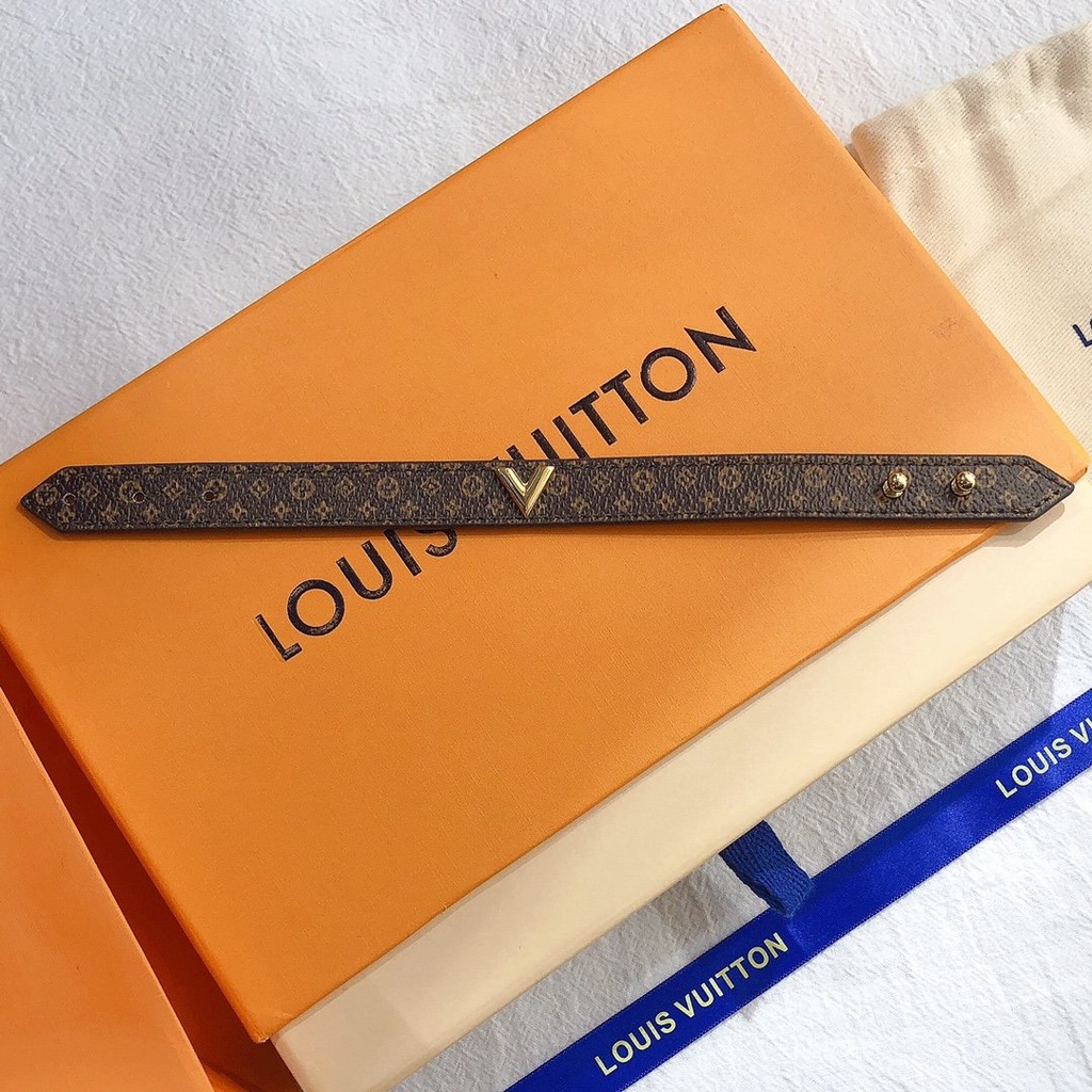 LOUIS VUITTON Vòng Tay Lv Chất Liệu Thép Titan