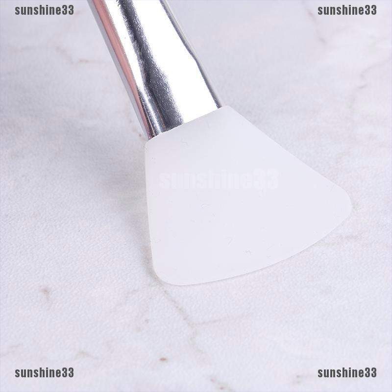 Cọ silicon đắp mặt nạ thiết kế đầu phẳng tiện lợi