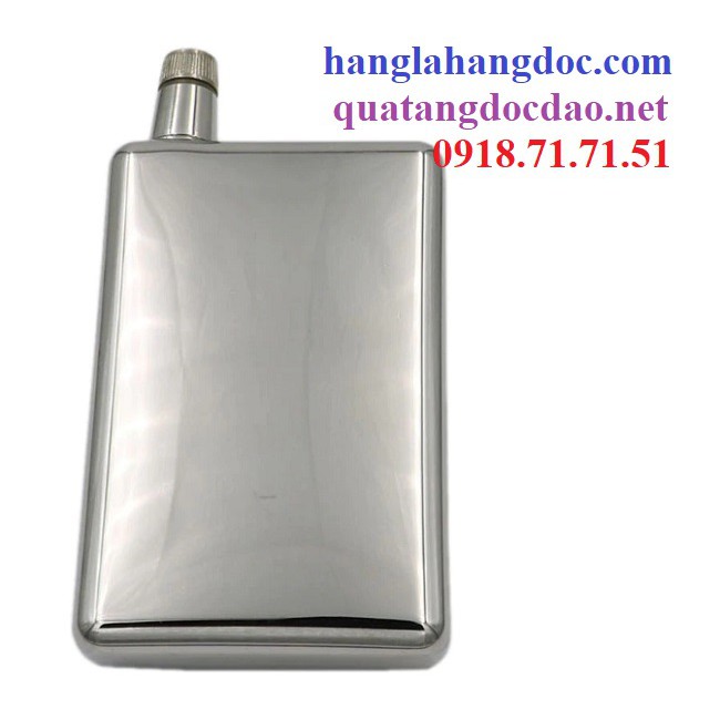 Bình đựng rượu inox 304 mini bỏ túi 4oz (120ml), mô hình Ipod độc lạ