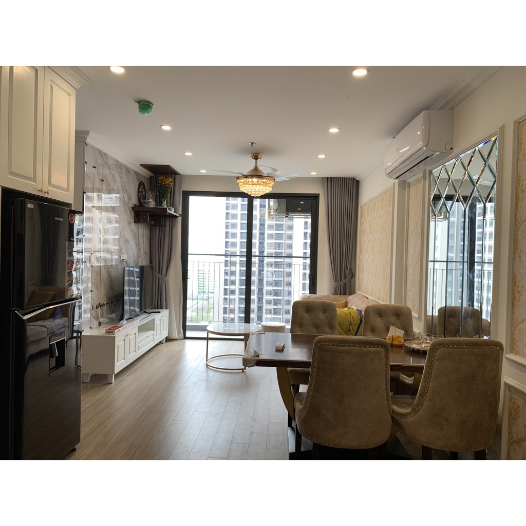 Quạt có đèn trang trí phòng khách, phòng ngủ điều khiển từ xa  có 3 chế độ sáng trắng/vàng/trung tính Bảo hành 3 -5 năm