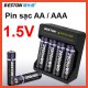 Combo Pin sạc AA AAA 1.5V Beston Lithium - Mã có Kèm Sạc (+Sạc) - Bảo hành 1 tháng - Chính hãng - Rẻ nhất thị trường