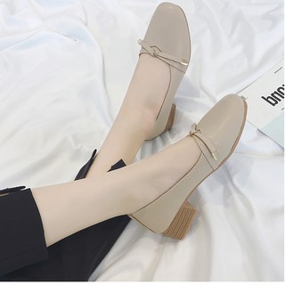 Giày cao gót đế vuông 3p phong cách mới