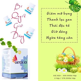 1 Hộp Thải Độc x3 detox(HÀNG CHÍNH HÃNG)