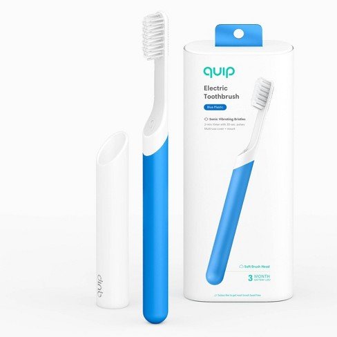 Bàn chải răng pin điện Quip Sonic Vibrating Bristies Soft Brush Head( giao màu ngẩu nhiên)