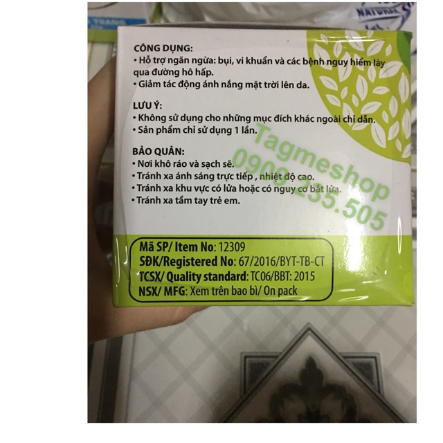 Khẩu trang y tế 4 lớp Meriday - 50cái/hộp - BÔNG BẠCH TUYẾT | BigBuy360 - bigbuy360.vn