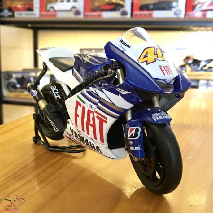 Mô hình siêu xe mô tô Yamaha YZR M1 2013 tỉ lệ 1/12 hãng NewRay