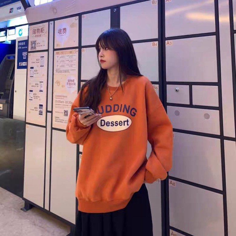 Áo Sweater Nam Nữ, Áo Nỉ Dài Tay ELISA Form Rộng Phong Cách Hàn Quốc Chất Dày Dặn Cực Đẹp
