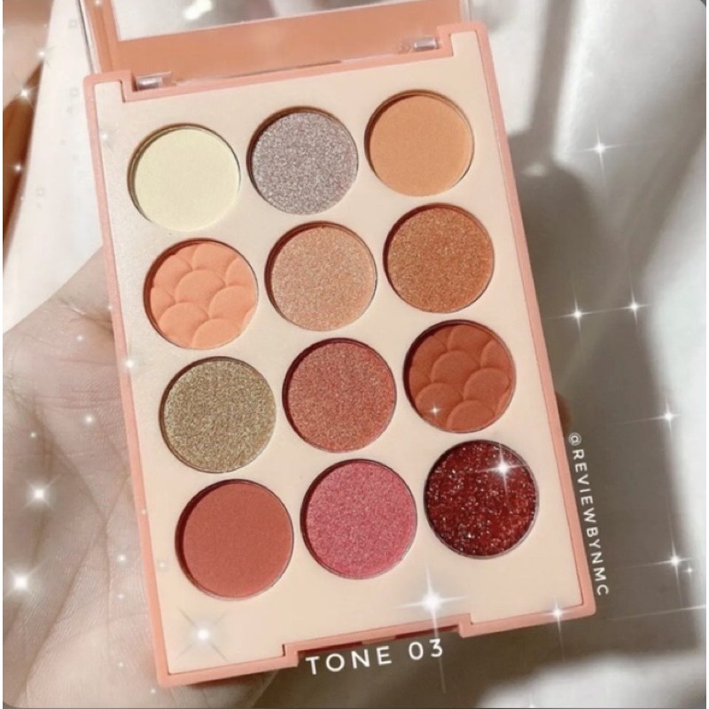 Bảng mắt 12ô mini ANYLADY tiên cá màu 03 | BigBuy360 - bigbuy360.vn