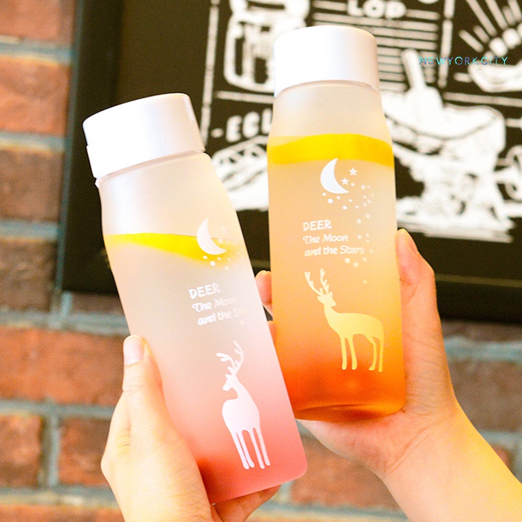 Bình Nước Nhựa PC Không BPA Dung Tích Lớn 550ML Có Dây Đeo Tiện Dụng