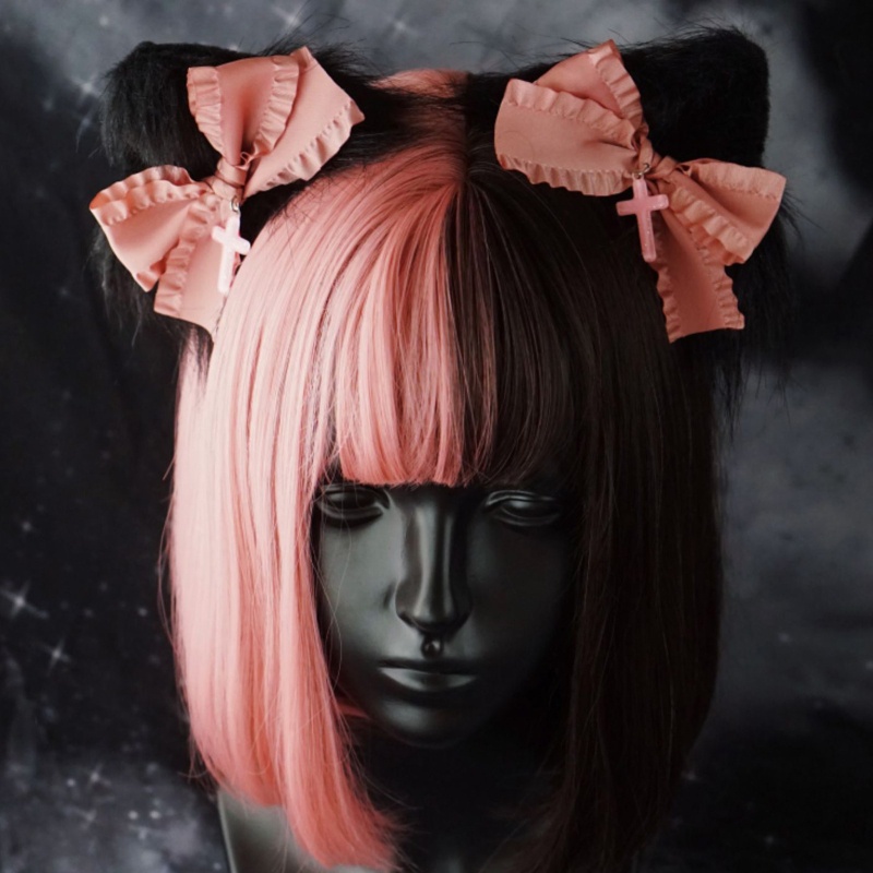 Kẹp Tóc Hình Tai Mèo Hoạt Hình Đáng Yêu