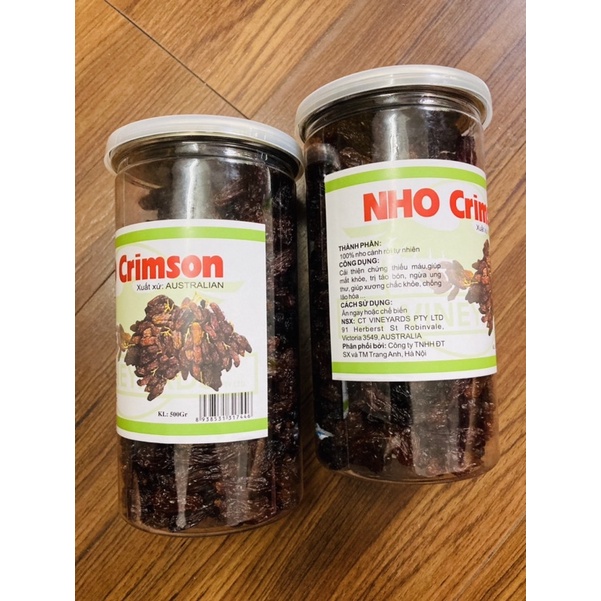 Nho cành rời Crimson Úc 500g