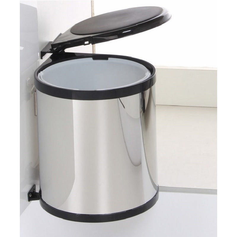 THÙNG RÁC TRÒN GẮN CÁNH ÂM TỦ - THƯƠNG HIỆU EUROGOLD - E0103 - E0101