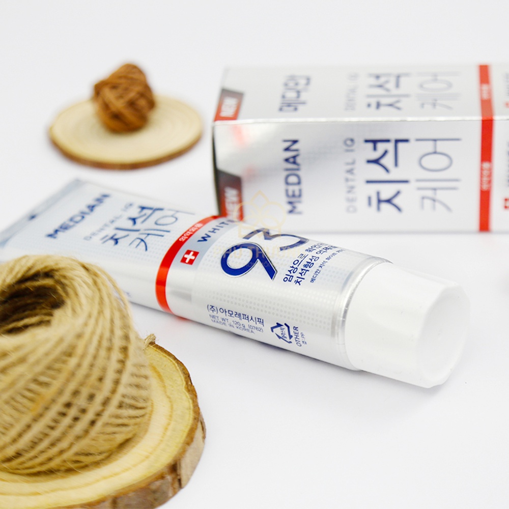 Kem đánh răng làm trắng răng Median Tartar Protection Toothpaste 93% – White màu trắng 120g