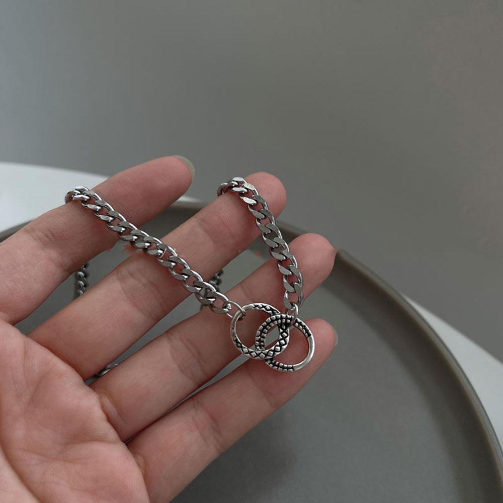 AROMA Dây Chuyền Thép Không Gỉ Phong Cách Hip Hop Punk Harajuku