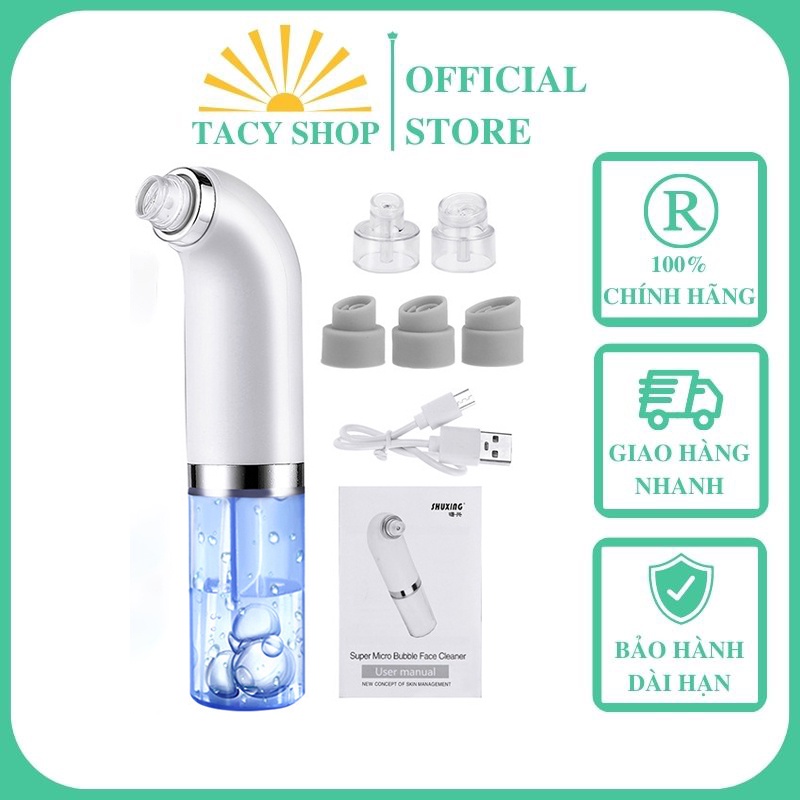 Máy hút mụn kiêm xịt khoáng,3 chế độ,hút mụn, khử khuẩn, căng mịn da, mát xa mặt, không gây mẩn đỏ tổn thưng