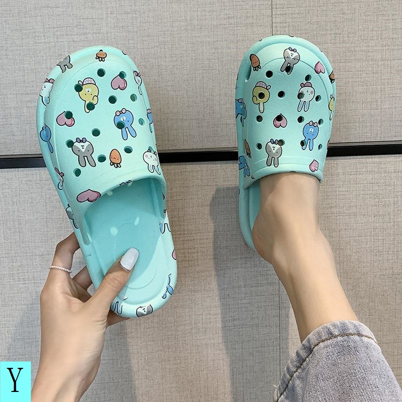 Dép Bít Mũi Đế Bằng Chống Trượt Thời Trang Xuân Hè 2021 Dễ Thương Cho Nữ