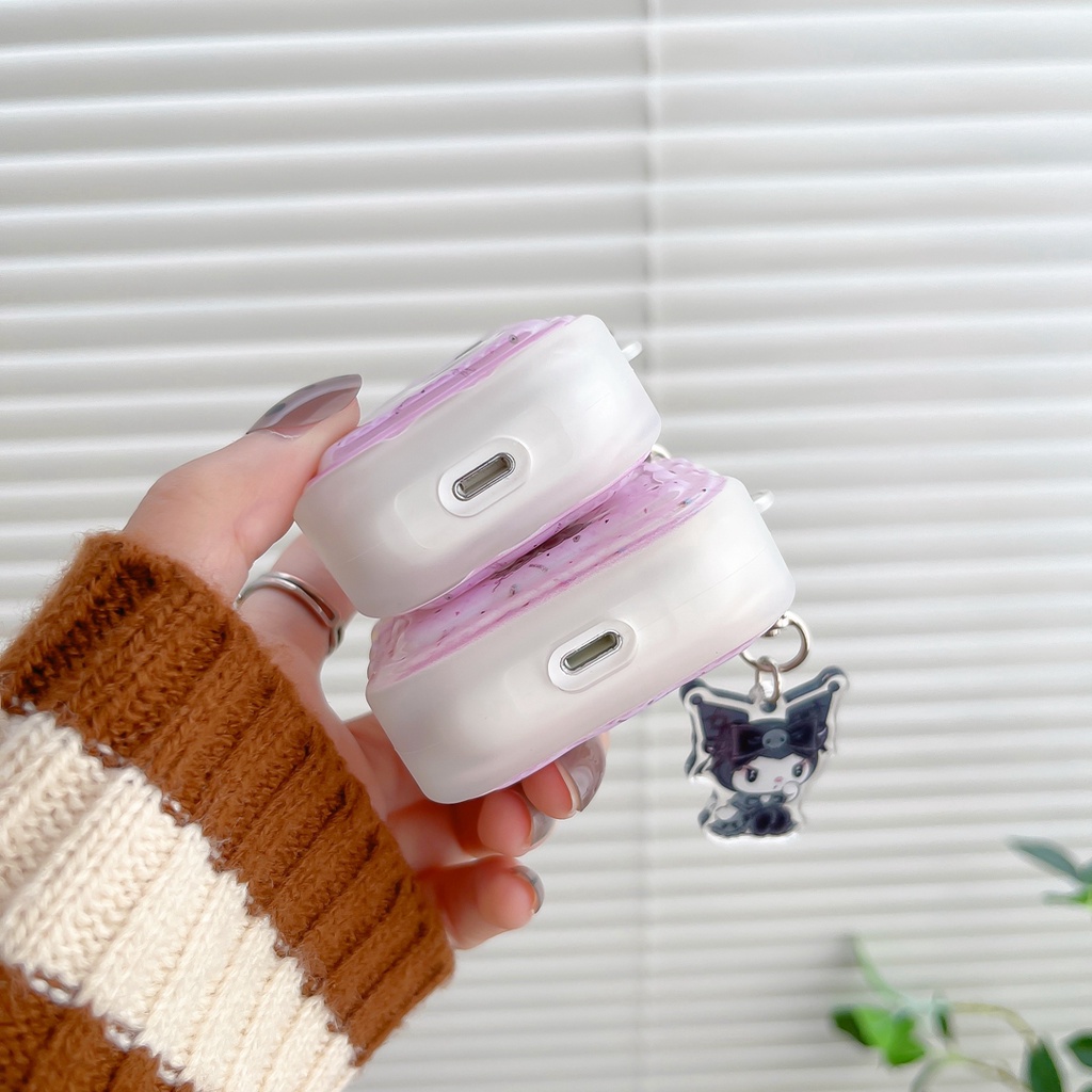 Vỏ Bảo Vệ Hộp Sạc Tai Nghe Bluetooth airpods 1 2 3 pro 2 Bằng tpu Mềm Hình Kuromi Hoạt Hình Dễ Thương