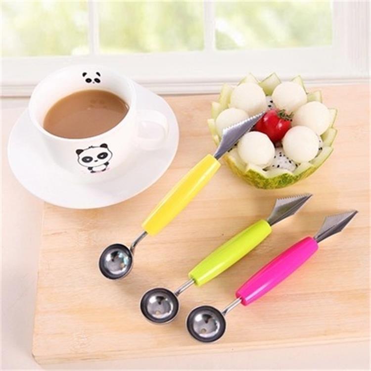 Dao Cắt Dưa Hấu Hai Đầu Bằng Thép Không Gỉ Tiện Lợi