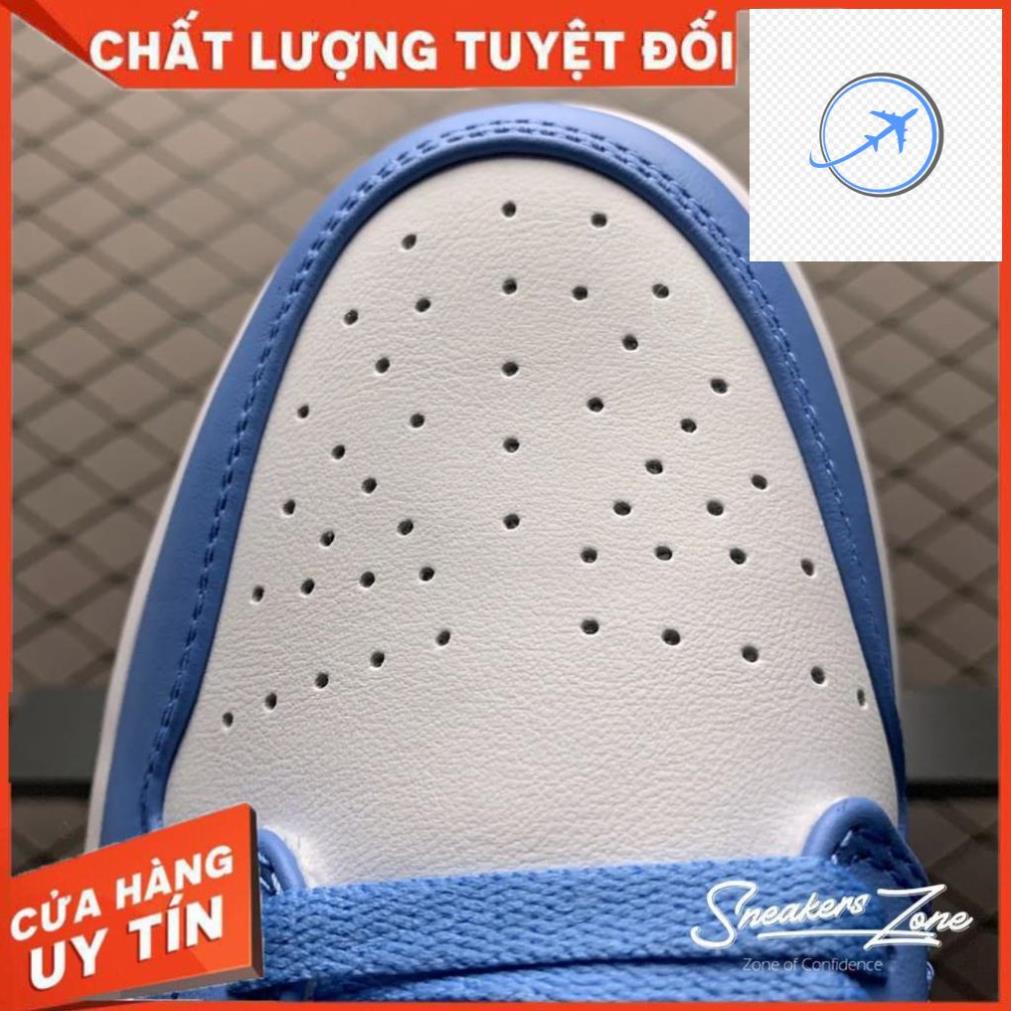 🤺 (FREESHIP+HỘP+QUÀ) Giày thể thao AIR JORDAN 1 Low SB UNC thấp cổ màu xanh trắng nam nữ 🤺