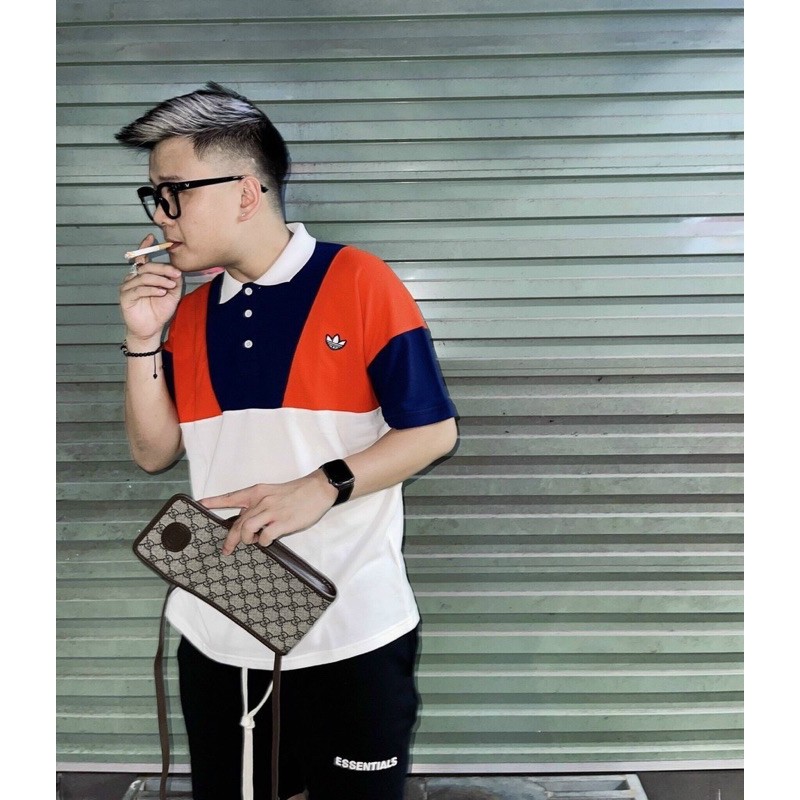 Bộ Hè Nam Thể Thao Pha Màu Thêu Logo Cực Chất | BigBuy360 - bigbuy360.vn