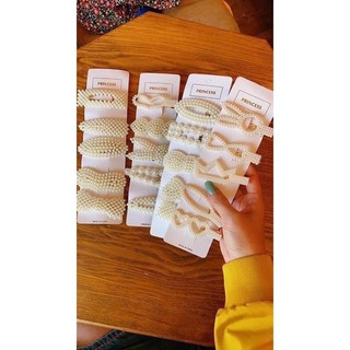 (Chọn mẫu) Set 2 Kẹp Tóc Ngọc Trai Nhân Tạo