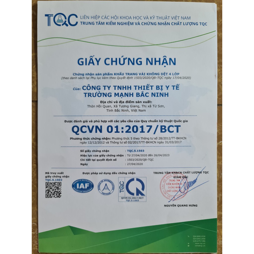 Khẩu trang y tế 4 lớp hộp 50 cái