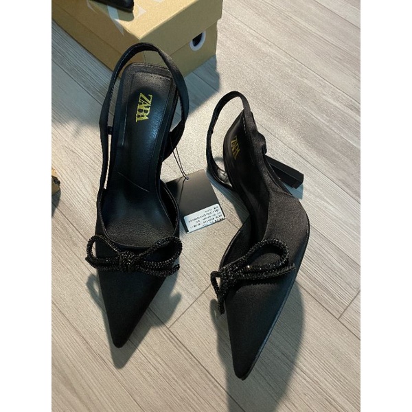 Giày cao gót nơ đính đá xuất xịn CHICI