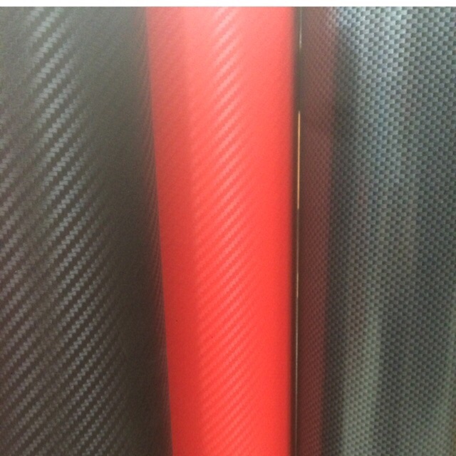 Combo decal carbon dán xe sọc nhám đen 