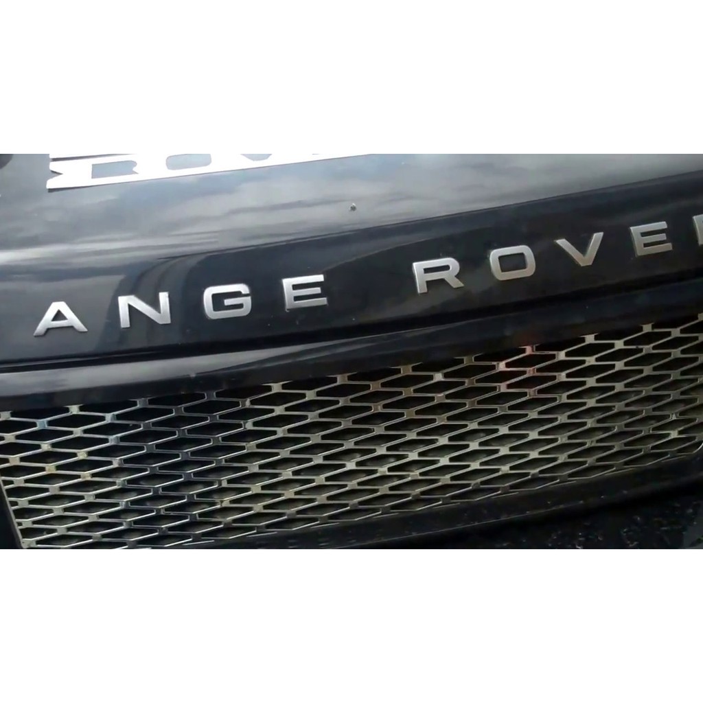 Tem Logo Chữ Nổi RANGE ROVER Dán Tráng Trí Xe