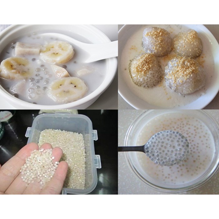 Bột Báng Nấu Chè, Trân Châu Nhỏ Nấu Chè Gói 200g