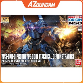 Mô Hình Gundam HG GTO Prototype Gouf Tactical Demonstrator Series Gundam The Origin Tỉ Lệ 1/144