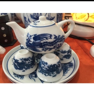 Bộ ấm chén mini bát tràng