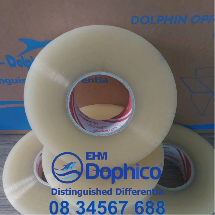 Băng dính trong 1kg/cuộn – Lõi giấy siêu mỏng 2,5mm  và nhẹ - Chuyên dùng đóng hàng hóa, thùng carton