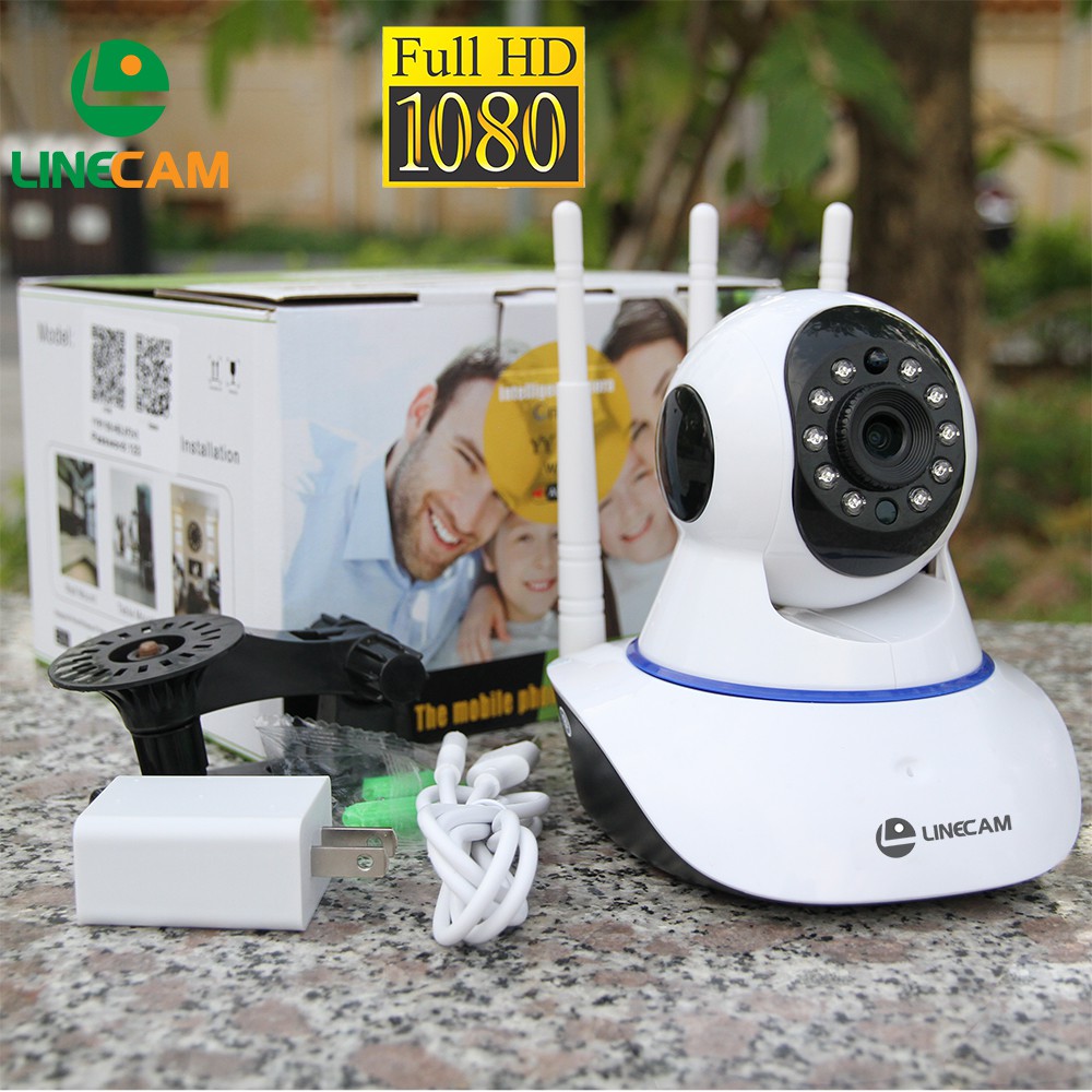 Camera WiFi 3 Râu CareCam Pro 1080P 2MP- Carecam Pro An Ninh Trong Nhà MQ88 -Xoay Theo Chuyển Động