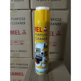 Chai xịt bọt đa năng vệ sinh ghế da nội thất ô tô foam cleaner camel