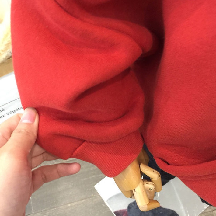 Áo hoodie dày màu đỏ tía thời trang dành cho trẻ em