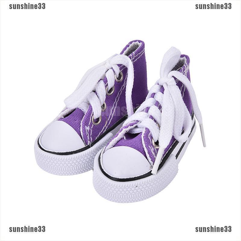 Giày Vải Canvas Mini 7.5cm Dành Cho Búp Bê 40.64 cm