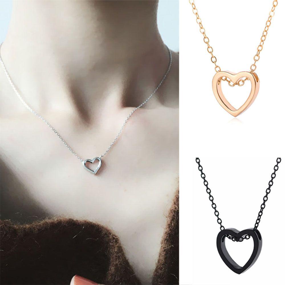 Vòng cổ Mặt Hình Trái Tim Đơn Giản Phong Cách Hàn Quốc Cho Nữ