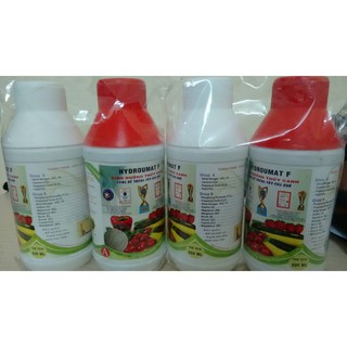2 cặp (4 lọ) HYDROUMAT F dinh dưỡng thủy canh cho CÂY ĂN QUẢ